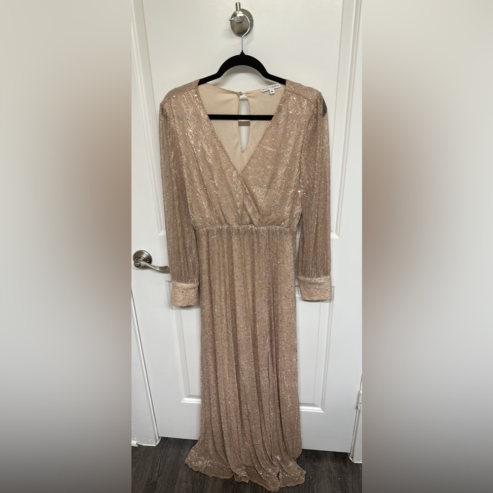Champagne Sparkly Dress